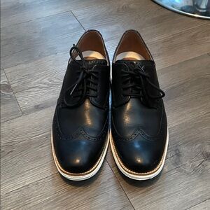 Cole Haan Men’s Original Grand Shortwing Oxford Shoes Black Size 10M
